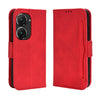 For ASUS Zenfone 9 Skin Feel Calf Texture Card Slots Leather Phone Case(Red)