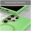 For Samsung Galaxy S23 Ultra 5G MagSafe Frosted Translucent TPU + PC Full Coverage Phone Case(Green)