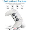 For Sony PS5 Silicone Gamepad Protective Case(White)