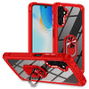 For Samsung Galaxy A26 5G TPU + PC Lens Protection Phone Case with Ring Holder(Red)