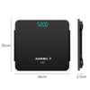 AOHANG7 USB Weight Scale With LED Hidden Screen Tempered Glass Body Scale(Red)