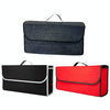 Car Trunk Felt Folding Storage Box Car Finishing Box(Red Large)