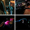 4m Cold Light Flexible LED Strip Light For Car Decoration(Fluorescent Green Light)