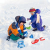 3 PCS Stainless Steel Shovel Children Winter Outdoor Playing With Snow Grippers Snowball Fight Tools, Random Color Delivery