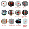 Halloween Decoration Stickers Pumpkin Lamp Spider Ghost Electrostatic Stickers,Style: BQ049 + 050 + 052