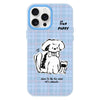 For iPhone 12 Pro Skin Feeling Jelly TPU Hybrid PC Phone Case(Puppy Blue)