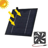 Al-043 20W Solar Mini Fan Bathroom Kitchen Solar Exhaust Fan