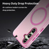 For Samsung Galaxy S24 FE 5G MagSafe Frosted Translucent TPU + PC Full Coverage Phone Case(Pink)