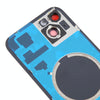 iPhone 15 Plus Back Cover with Camera Lens Cover, MagSafe, Black