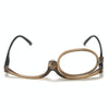 Makeup Presbyopic Glasses Monolithic Reading Glass Magnifying Glass, Degree: +200(Tea Color)