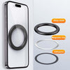 Magnetic Wall Mount Zinc Alloy Car Phone Holder Mobile Phone Magnetic Ring(Black)