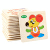 5 PCS Children Wooden 3D Puzzle Baby Educational Early Education Toys(Crab)