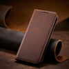 For Samsung Galaxy Note9 Calf Texture Magnetic Horizontal Flip Leather Case with Holder & Card Slots & Wallet(Brown)