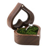 Wooden Heart Shape Ring Box Jewelry Storage Box Wedding Valentine Gift Box, Spec: RB513-C7