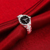 Creative Diamond Dial Quartz Watch Rings(8)