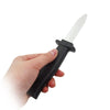 5pcs Tricky Retractable Plastic Knife, Fun Gag Toy(Black)