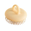 Finger Ring Scalp Massage Comb Air Cushion Comb Household Female Hair Wash Brush(Apricot))