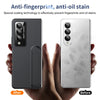 For Samsung Galaxy Z Fold4 Integrated Skin Feel Fold Holder Phone Case(Black)