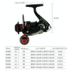 YUMOSHI RS2000 Metal Rocker Fishing Reel