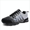 Outdoor Antiskid Breathable Trekking Hunting Tourism Mountain Sneakers Casual Shoes, Shoe Size:38(Black and White)