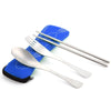 Three-Piece Outdoor Cutlery(Dark blue)