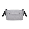 Stroller Storage Hanging Bag Multifunctional Large Capacity Stroller Bag(Linen Gray)