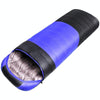 USB Electric Heating Down Cotton Sleeping Bag 3-speed Temperature Adjustment (180+30)x75cm(Blue)
