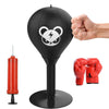 Boxing Desktop Speed Ball Children Adult Decompression Training Fitness Equipment, Style: Bear+Children Gloves+Pump