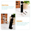 4pcs YX033 Acrylic Hair Clip Storage Display Stand(Black)