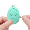 120dB Personal Safety Alarm Keychain with LED Light (Green)