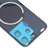 iPhone 16 Pro Max Glass Back Cover with Camera Lens & MagSafe (Silver)