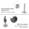 201 Stainless Steel Glass Fish Mouth Support Rod Fixing Clip with 14x40mm Rod, Specification: M