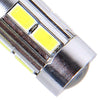 2 PCS T10 6W White Light 10 SMD 5630 LED Error-Free Canbus Car Clearance Lights Lamp, DC 12V