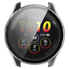 For Garmin Forerunner 265S PC + Tempered Glass Film Integrated Watch Protective Case(Transparent White)