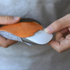European Style Elastic PU Leather Fur Felt Mouse Storage Bag for Apple Magic Mouse 2
