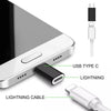 8 Pin Female to USB-C / Type-C Male Metal Shell Adapter(Silver)