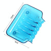 Colourful Suction Cup Drainage Soap Box(Blue)