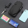 Outdoor Sports Fitness Crossbody Bag Men And Women Multi-Function Mobile Phone Arm Bag(Black)