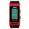SKMEI 1362 Sports Electronic Watch Fashion Waterproof Countdown Children LED Watch(Red)