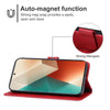 For Xiaomi Redmi Note 13 5G Leather Phone Case(Red)