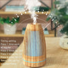 STB-103 Atmosphere Colorful Light Humidifier Aroma Diffuser(Deep Wooden Grain)