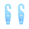2pcs Mini Car Seat Back Plastic Hook(Random Color Delivery)