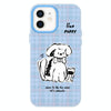 For iPhone 11 Skin Feeling Jelly TPU Hybrid PC Phone Case(Puppy Blue)
