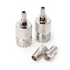 10x UHF Female Crimp Connector RG58 RG142 50 Ohm Coax Adapter