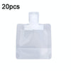 20pcs Travel Refillable Empty Squeeze Pouch Lotion Shampoo Squeezable Bags, Spec: 30ml