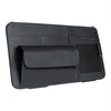 Multi-functional Car Sunshade Sunglasses ID Ticket Storage Bag Car Sun Visor Eyeglasses Case(Black)