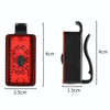 WEST BIKING Bike USB Warning Tail Light Night Riding Helmet Light(Red)