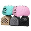 Cats and Dogs Go Out Portable Breathable Foldable EVA Pet Bag, Size:432526cm(Pink)