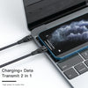 Yesido CA82 2.4A USB-C / Type-C to 8 Pin Charging Cable, Length: 30cm