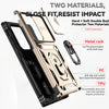For Samsung Galaxy S24 Ultra 5G Sliding Camshield Holder Phone Case(Gold)
